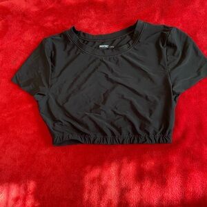 Elegant Black Crop Top for Women